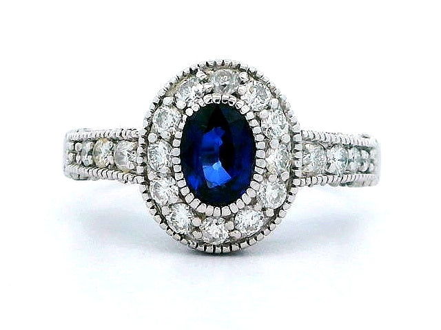 Sapphire & Diamond Ring