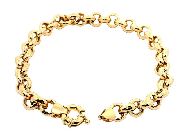 10KT Belcher Link Bracelet