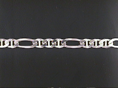 8 Inch Figaro Bracelet