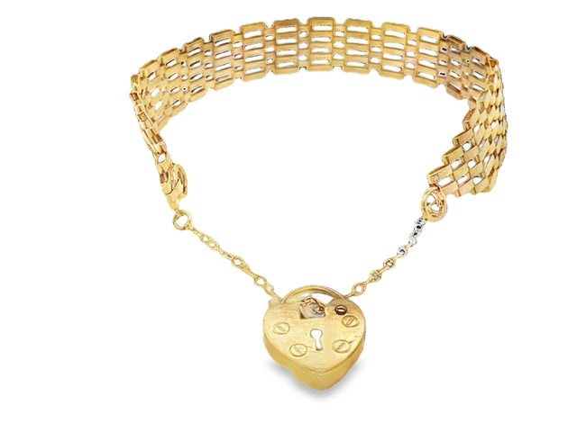 9KT Gate Bracelet