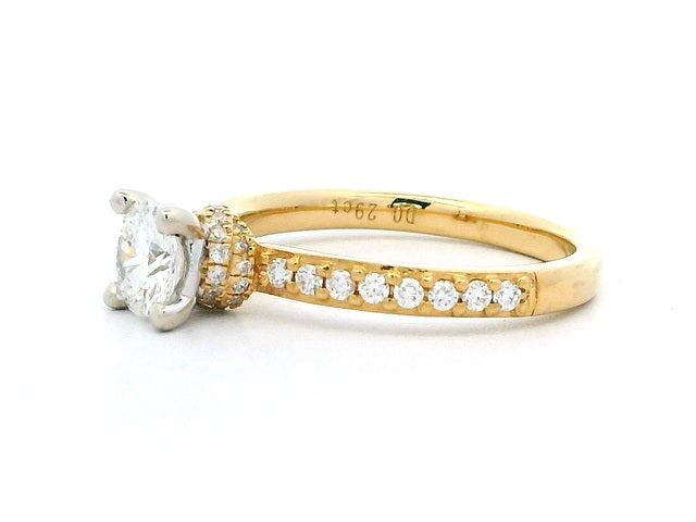 14KT 0.65ct Engagement Ring