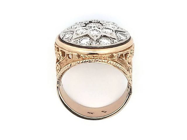 14KT Gents Diamond Ring