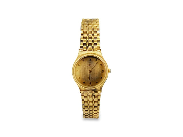 Omega De Ville Ladies’ Quartz Watch with Champagne Dial