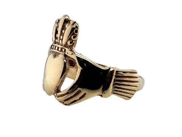 10 Karat Yellow Gold Claddagh Ring