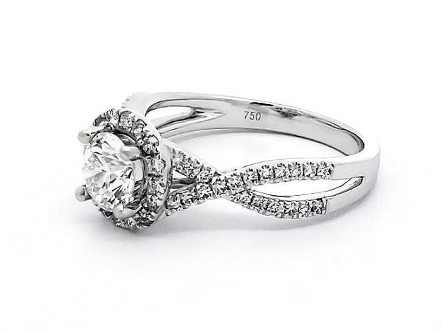 18KT 0.72 ct Engagement Ring