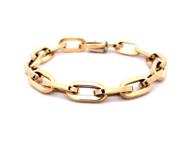 18KT Oval Link Bracelet