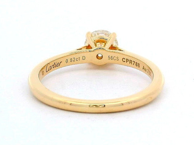 0.82 ct Cartier Solitaire Engagement Ring