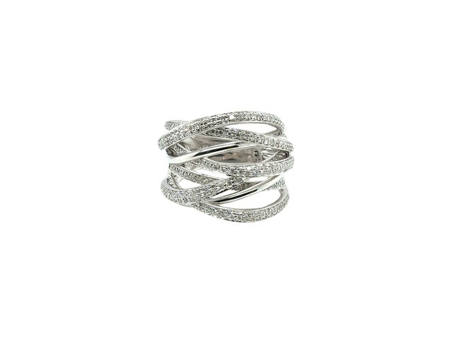 14 Karat White Gold Vintage Ring
