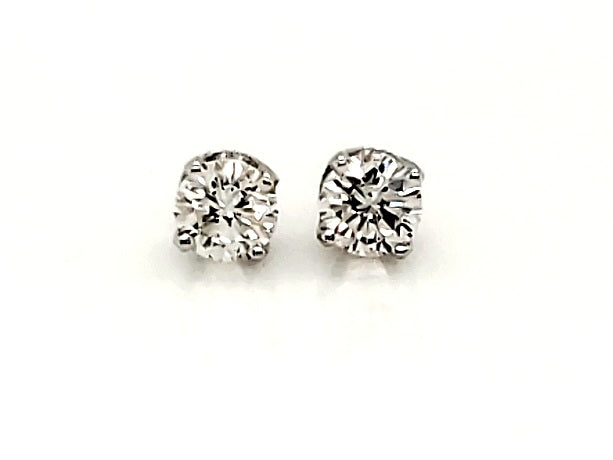 0.70 cts Diamond Stud Earrings