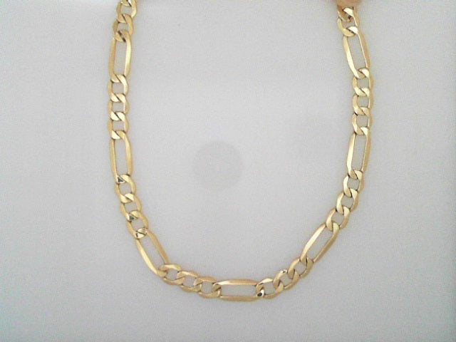 10KT Figaro link Necklace.