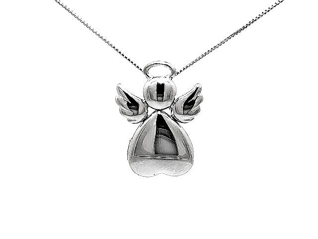 Silver Angel Locket