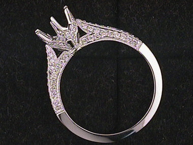 .35ctw Diamond Semi Mount