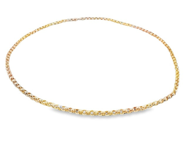 10kt yellow gold rounded-link