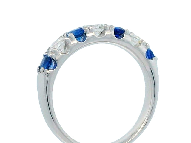 Sapphire & Diamond Band