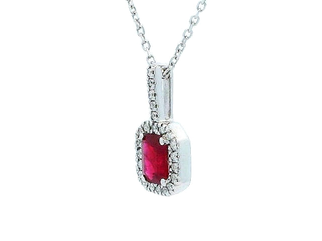 Ruby & Diamond Necklace