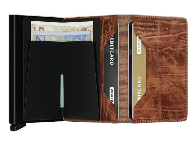 Secrid Slim Wallet in Brown Dutch Martin