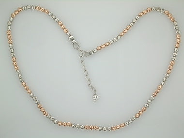 White & Pink Moon Necklace