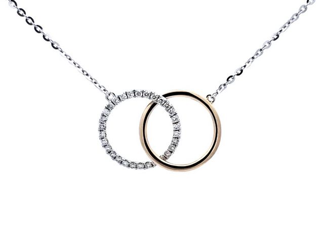 Diamond Circles Necklace