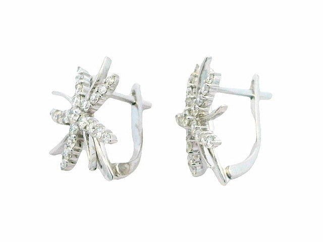 14KT Diamond Fireworks Earrings