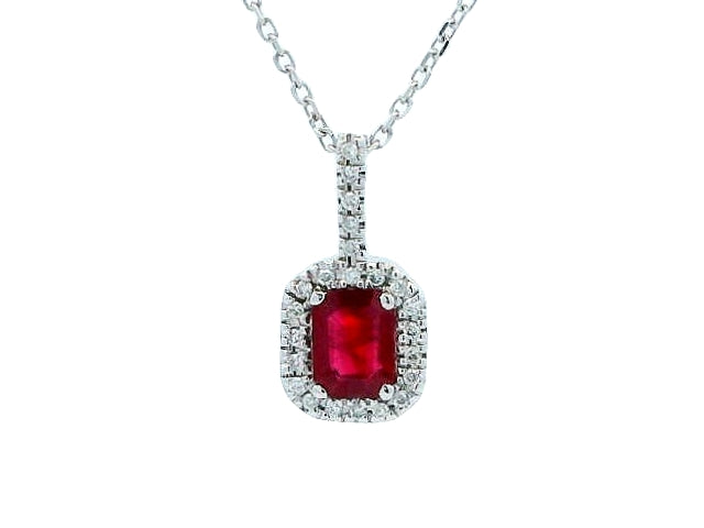Ruby & Diamond Necklace