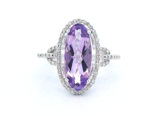 Oval Amethyst Ring