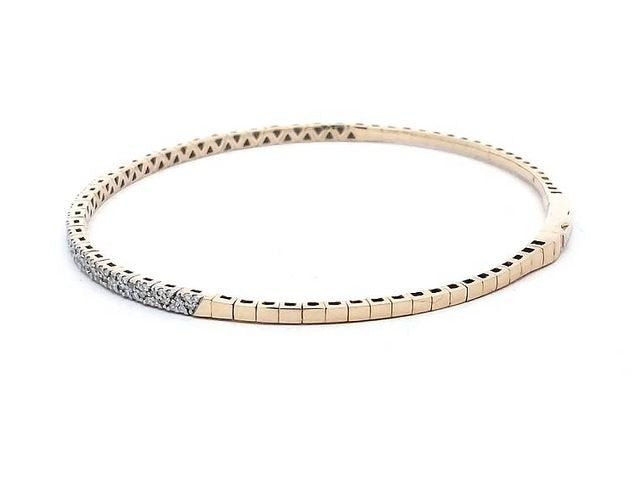 14KT Diamond Bangle