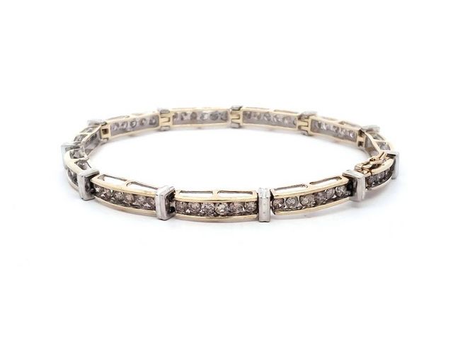 10KY 3.30ctw Diamond Bracelet