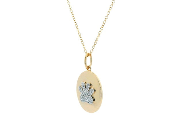 Paw Print Necklace
