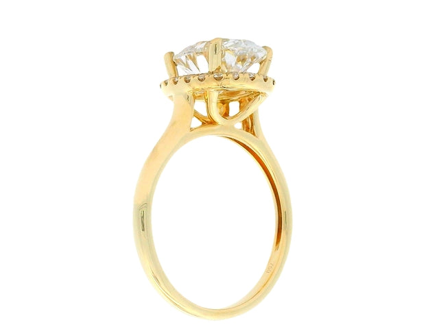 3.02 ct Oval Engagement Ring
