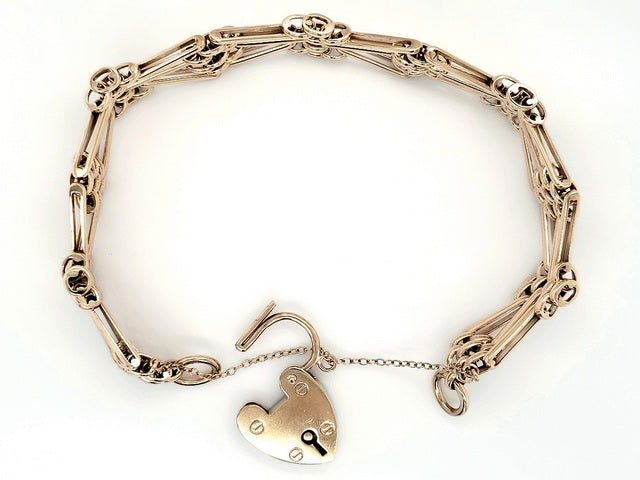 9KT Gate Bracelet