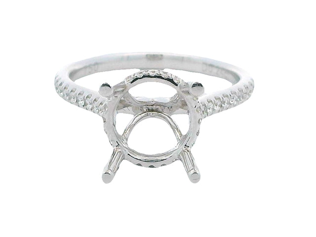 Engagement Mount with Hidden Halo