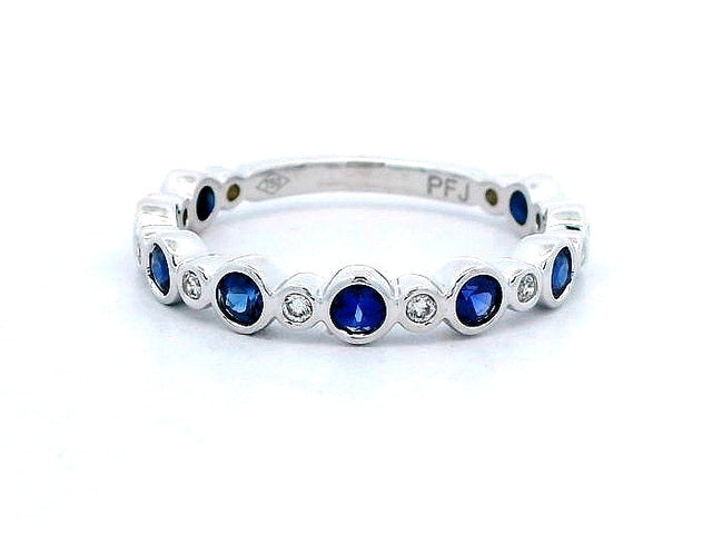 Sapphire and Diamond Band