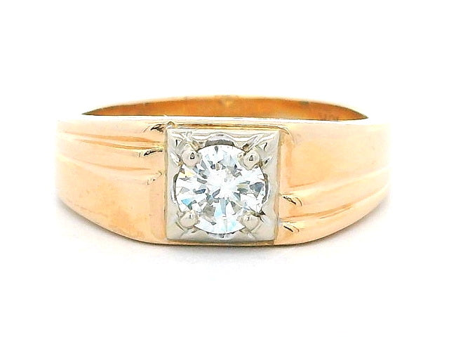 Gents Solitaire Diamond Ring