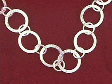 Silver Circles Necklace