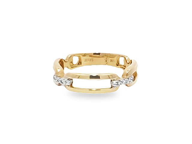 Link Ring with Diamonds