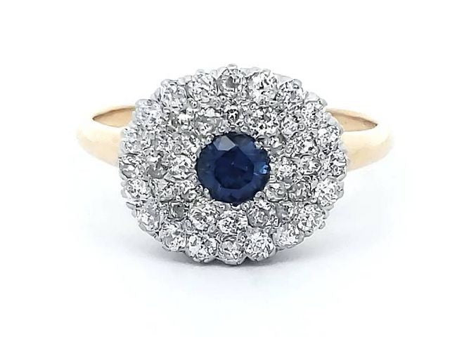 Sapphire & Diamond ring