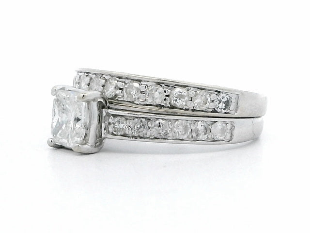 Engagement Ring and Matching Band