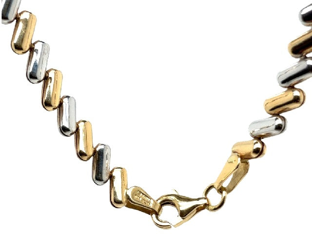 Two-tone 14k necklace