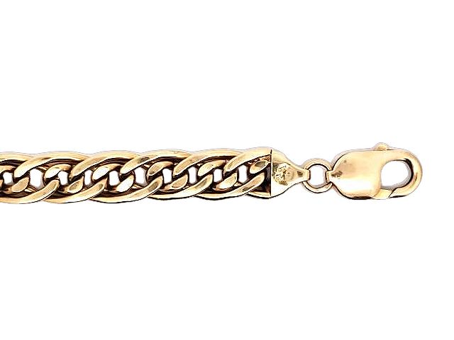10KY 8.5" Fancy Link Bracelet