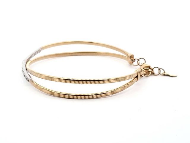 0.20 ctw Diamond Crossover Bangle