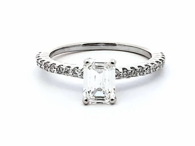Emerald Cut Engagement Ring