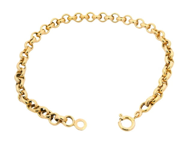 18KT Belcher Link Bracelet