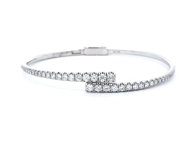 1.28 cts Diamond Bangle Bracelet