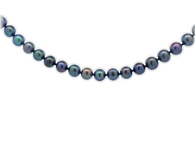 Blue Freshwater Pearl Strand