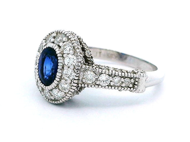 Sapphire & Diamond Ring