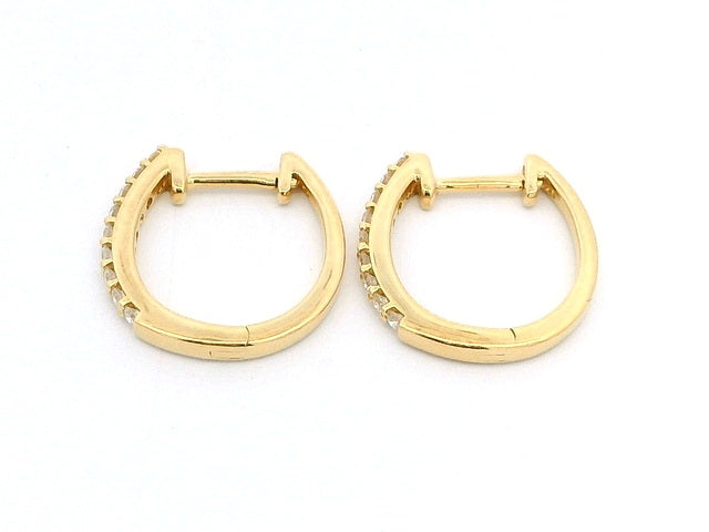 18KT Hoop Earrrings