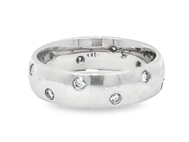 18kw .30ctw Scatter Diamond Band