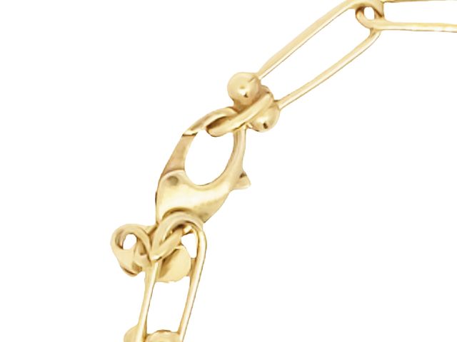 14KT Interlocking Bracelet