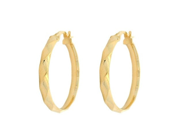10KT Hoop Earrings