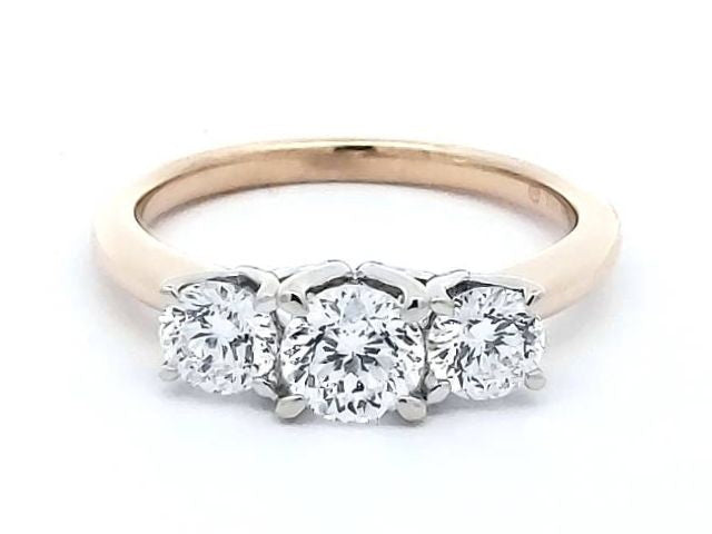 Blossom Cut Trinity Ring